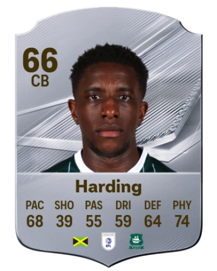 Harding 66 Common CB FC 26 card