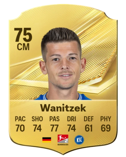 Wanitzek 75 Common CM FC 26 card