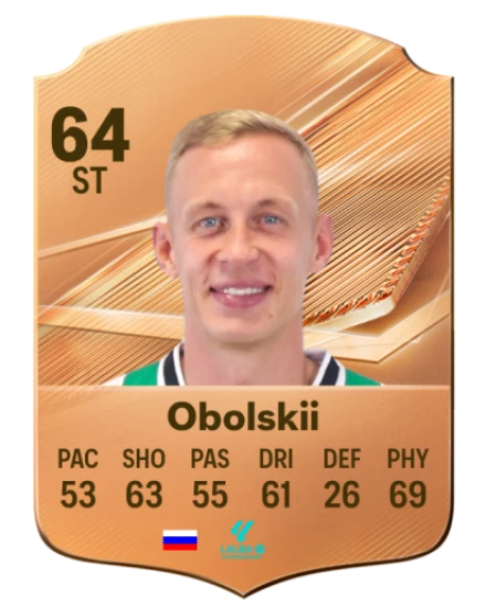 Obolskii 64 Bronze ST FC 27 card