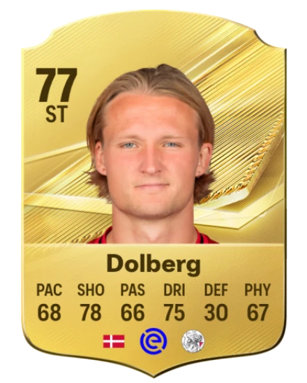 Dolberg 77 Common ST FC 26 card