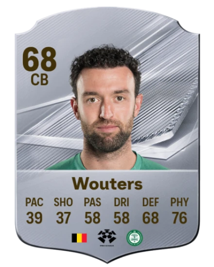 Wouters 68 Silver CB FC 27 card