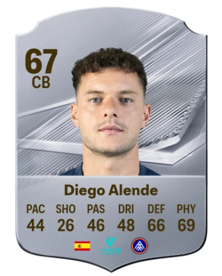 Diego Alende 67 Common CB FC 26 card