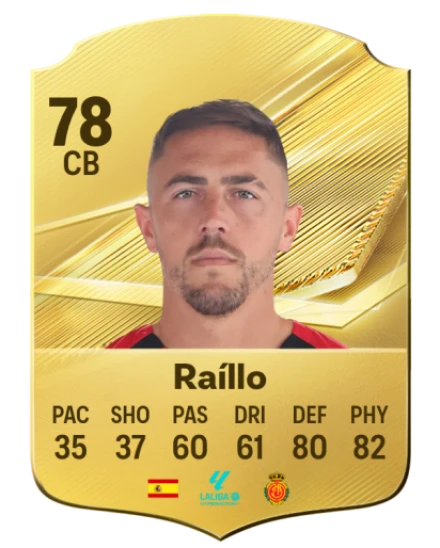 Raíllo 78 Common CB FC 26 card