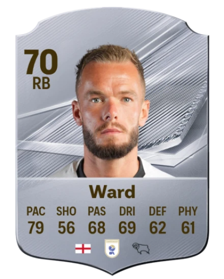 Ward 70 Silver RB FC 27 card