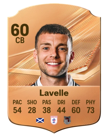 Lavelle 60 Bronze CB FC 27 card
