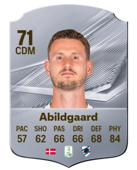 Abildgaard 71 Common CDM FC 26 card