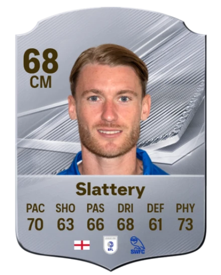 Slattery 68 Common CM FC 26 card