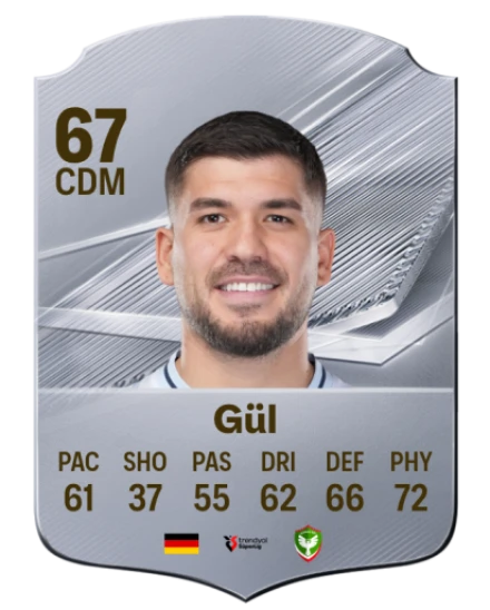 Gül 67 Silver CDM FC 27 card