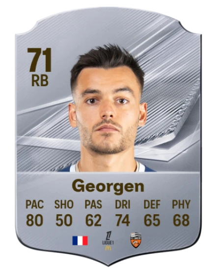 Georgen 71 Common RB FC 26 card