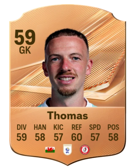 Thomas 59 Bronze GK FC 27 card
