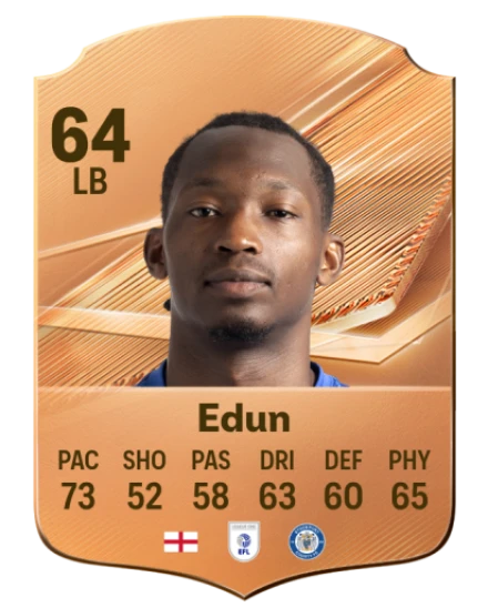 Edun 64 Bronze LB FC 27 card