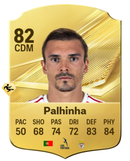 Palhinha 82 Rare CDM FC 26 card