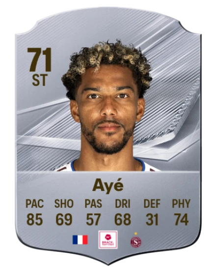 Ayé 71 Rare ST FC 26 card