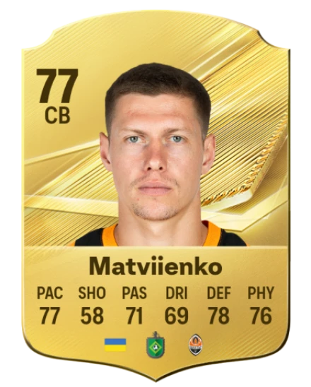 Matviienko 77 Common CB FC 26 card