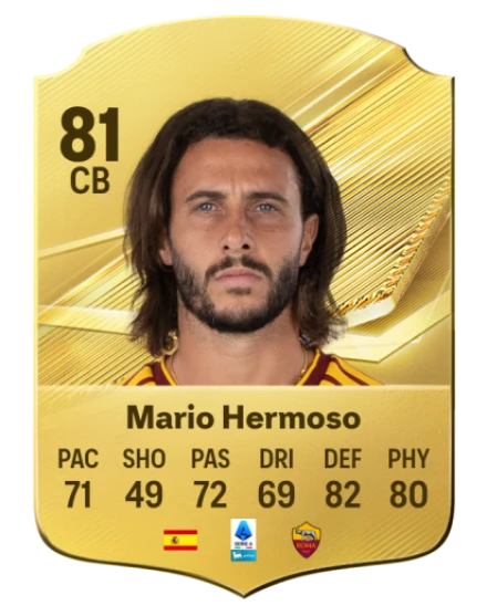 Mario Hermoso 81 Common CB FC 26 card