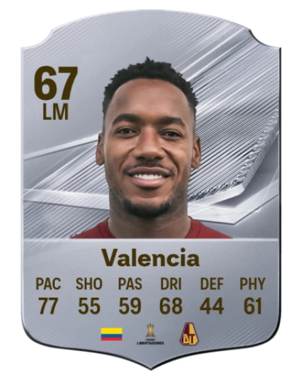 Valencia 67 Common LM FC 26 card