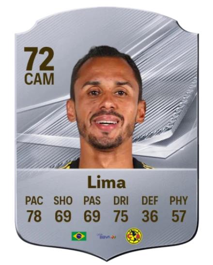 Lima 72 Rare CAM FC 26 card