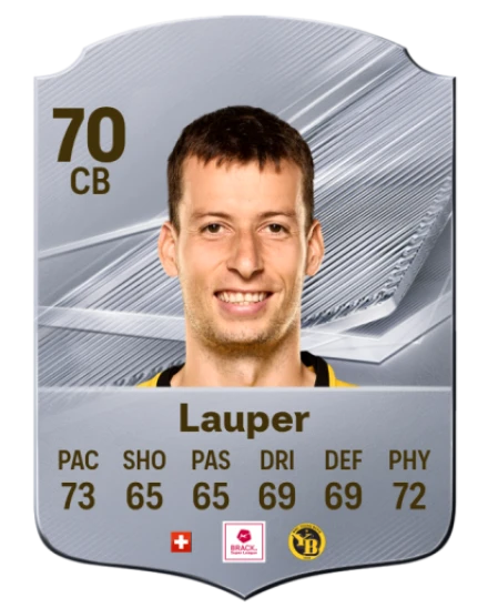 Lauper 70 Silver CB FC 27 card
