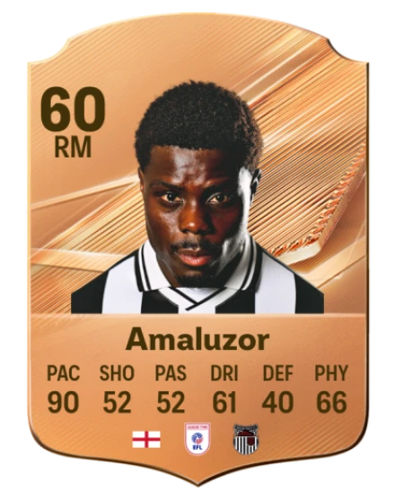 Amaluzor 60 Bronze RM FC 27 card