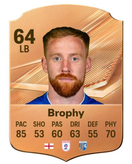 Brophy 64 Common LB FC 26 card