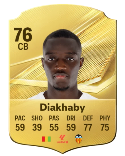 Diakhaby 76 Common CB FC 26 card