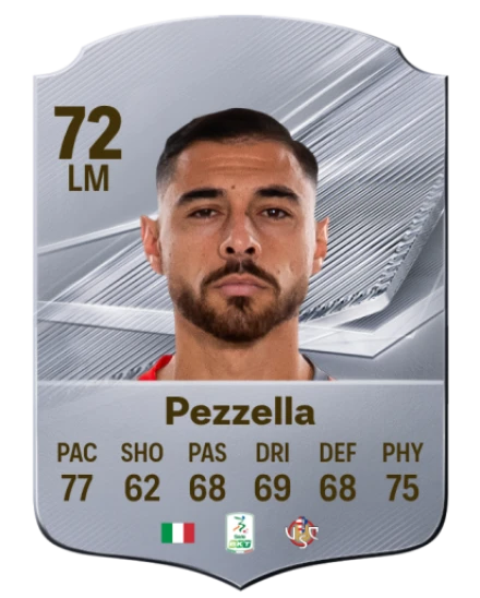 Pezzella 72 Common LM FC 26 card