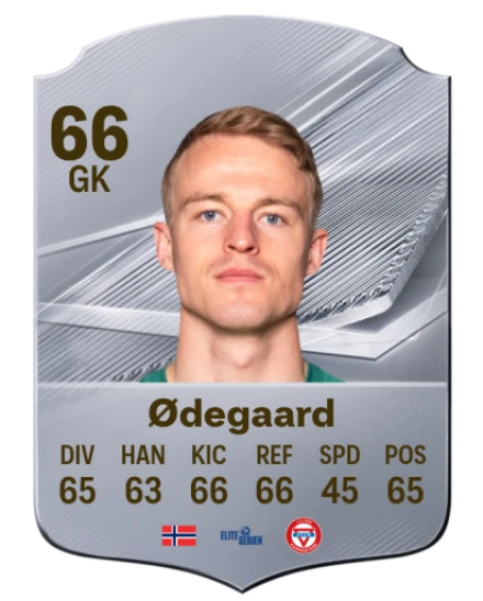 Ødegaard 66 Common GK FC 26 card