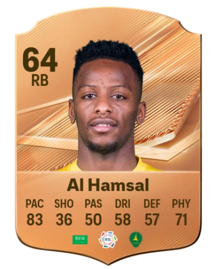 Al Hamsal 64 Bronze RB FC 27 card