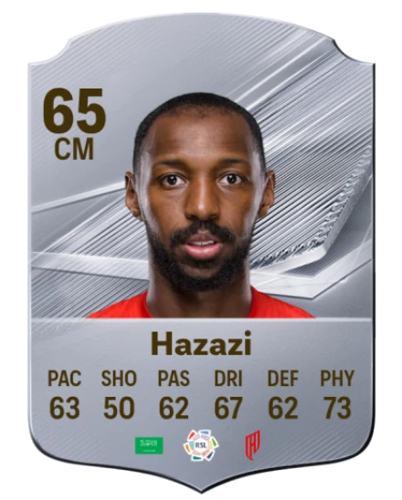 Hazazi 65 Silver CM FC 27 card
