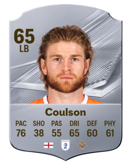Coulson 65 Silver LB FC 27 card