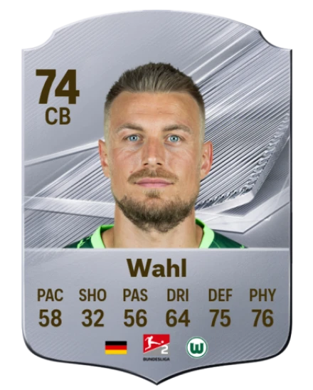 Wahl 74 Common CB FC 26 card