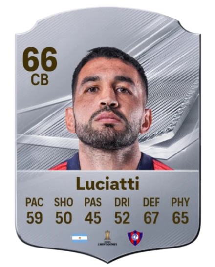 Luciatti 66 Silver CB FC 27 card