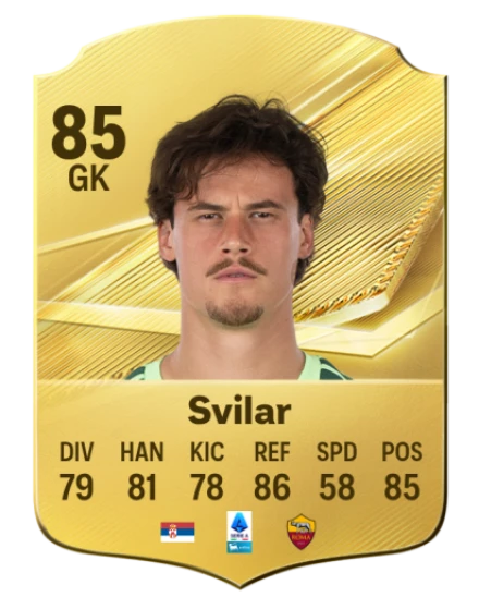 Svilar 85 Common GK FC 26 card