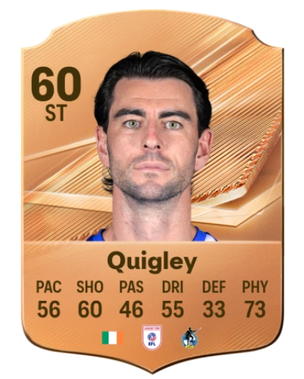 Quigley 60 Bronze ST FC 27 card