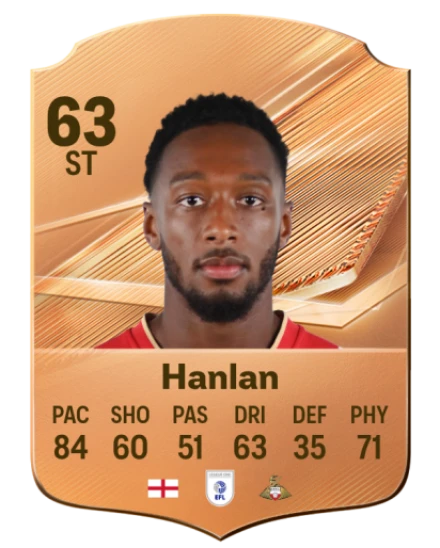 Hanlan 63 Common ST FC 26 card