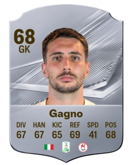 Gagno 68 Common GK FC 26 card