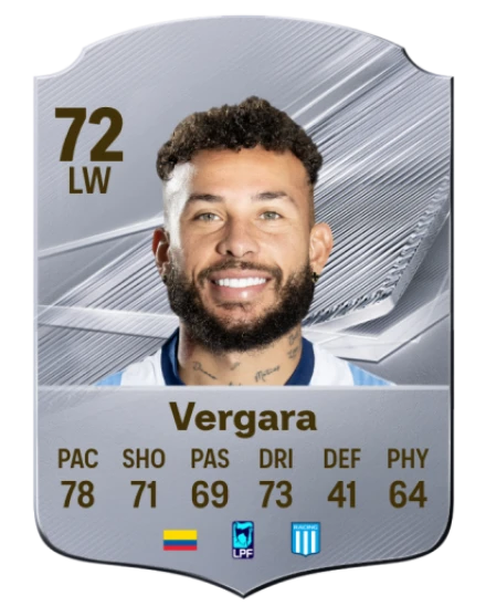 Vergara 72 Silver LW FC 27 card