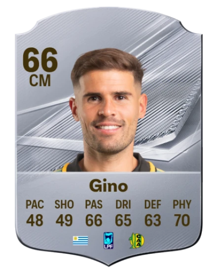 Gino 66 Silver CM FC 27 card