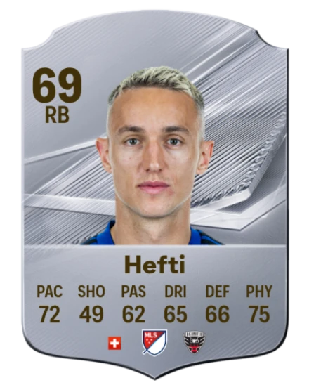 Hefti 69 Common RB FC 26 card