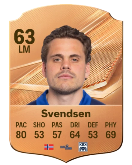 Svendsen 63 Bronze LM FC 27 card