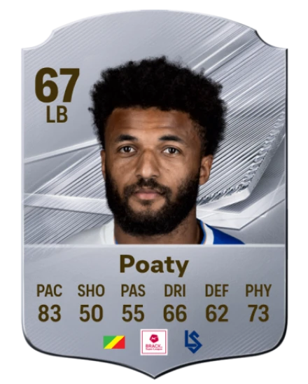 Poaty 67 Common LB FC 26 card