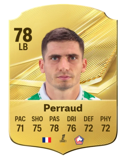 Perraud 78 Common LB FC 26 card