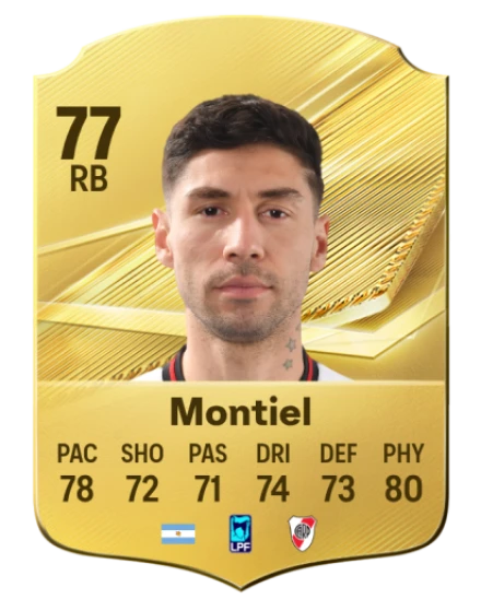 Montiel 77 Common RB FC 26 card