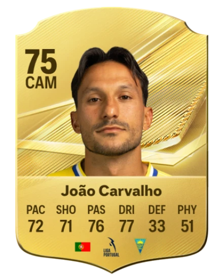 João Carvalho 75 Common CAM FC 26 card