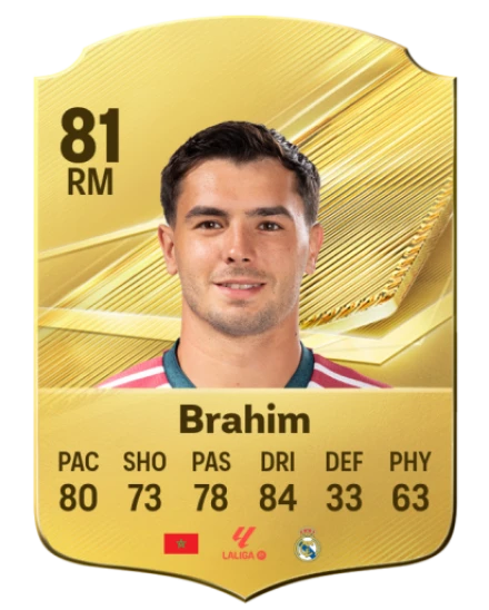 Brahim 81 Common RM FC 26 card