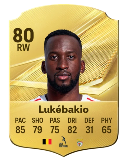 Lukébakio 80 Common RW FC 26 card