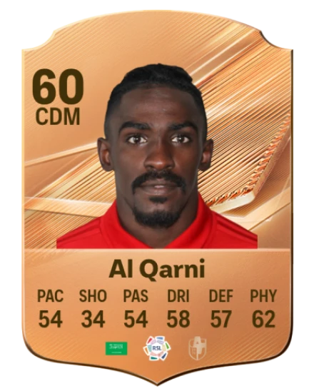 Al Qarni 60 Bronze CDM FC 27 card
