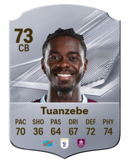 Tuanzebe 73 Rare CB FC 26 card