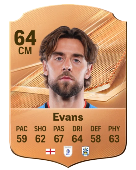 Evans 64 Bronze CM FC 27 card