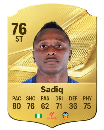 Sadiq 76 Common ST FC 26 card